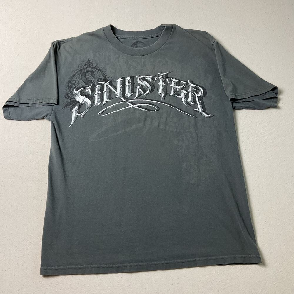 Gray Sinister Mens Short Sleeve Classic T-Shirt